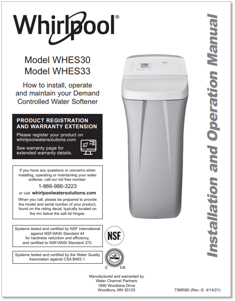 Whirlpool Whes33 Water Softener Troubleshooting: Quick Fix Guide